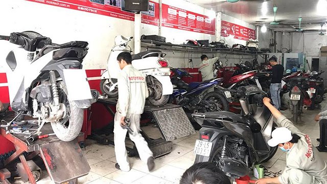 Dịch vụ sửa chữa xe máy chuyên nghiệp uy tín tại Hà Nội